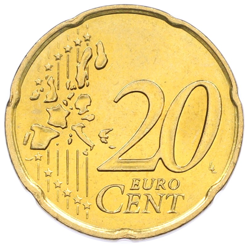 20 евроцентов 2001 года Монако — Фото №2