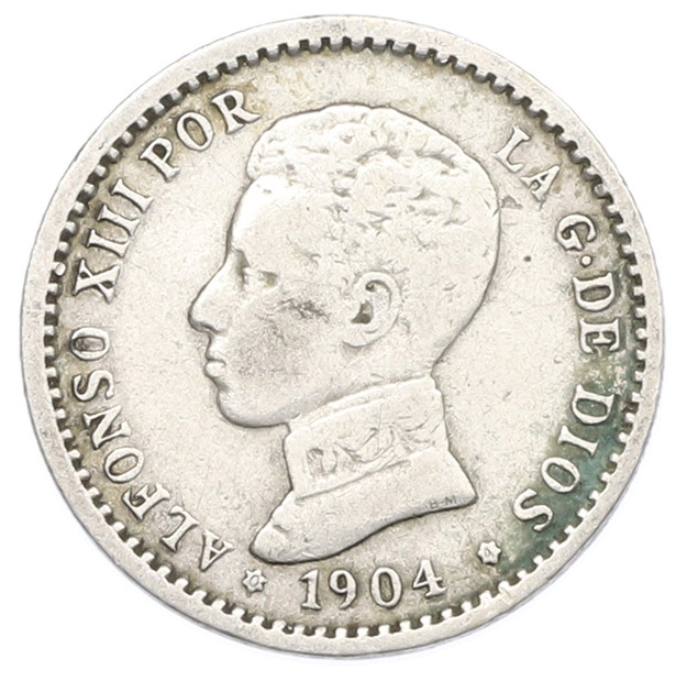 50 сентимо 1904 года Испания — Фото №1