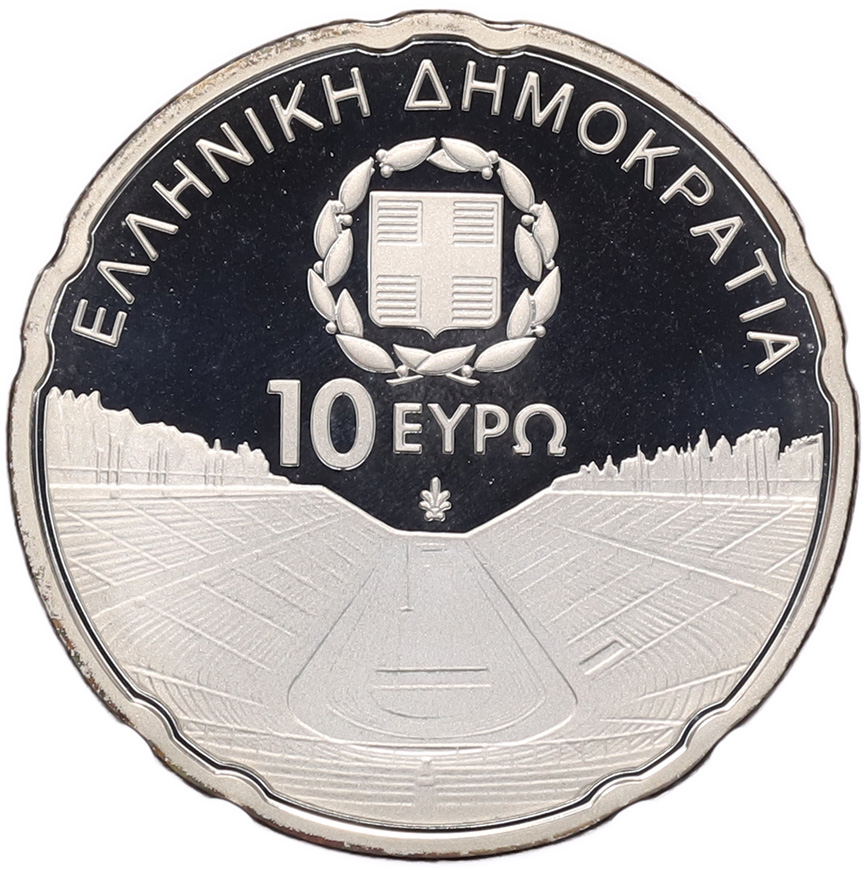 10 евро 2011 года Греция «Всемирные летние специальные Олимпийские игры 2004 в Афинах — Стадион» — Фото №2