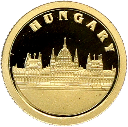 12 долларов 2008 года Либерия «Страны Европы — Венгрия» — Фото №1