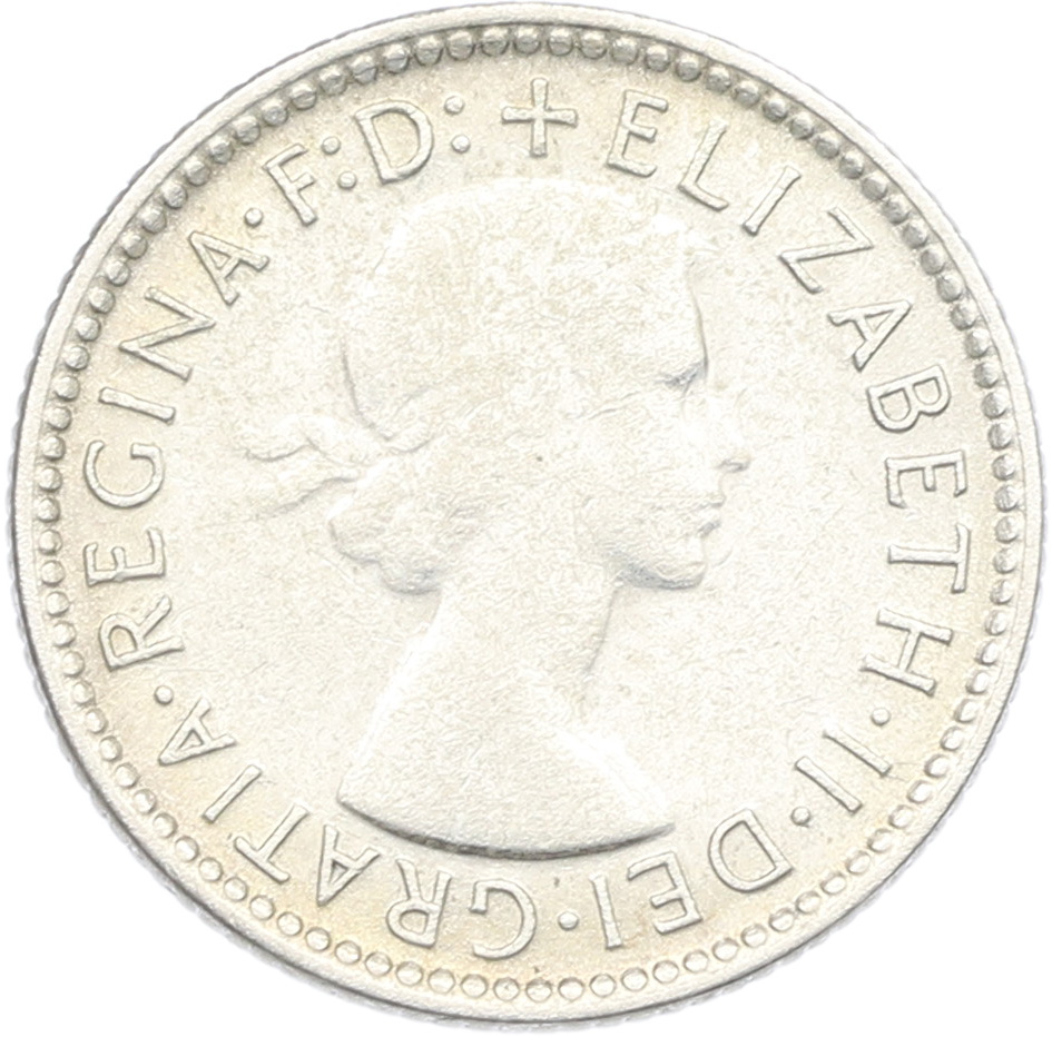 6 пенсов 1956 года Австралия — Фото №2