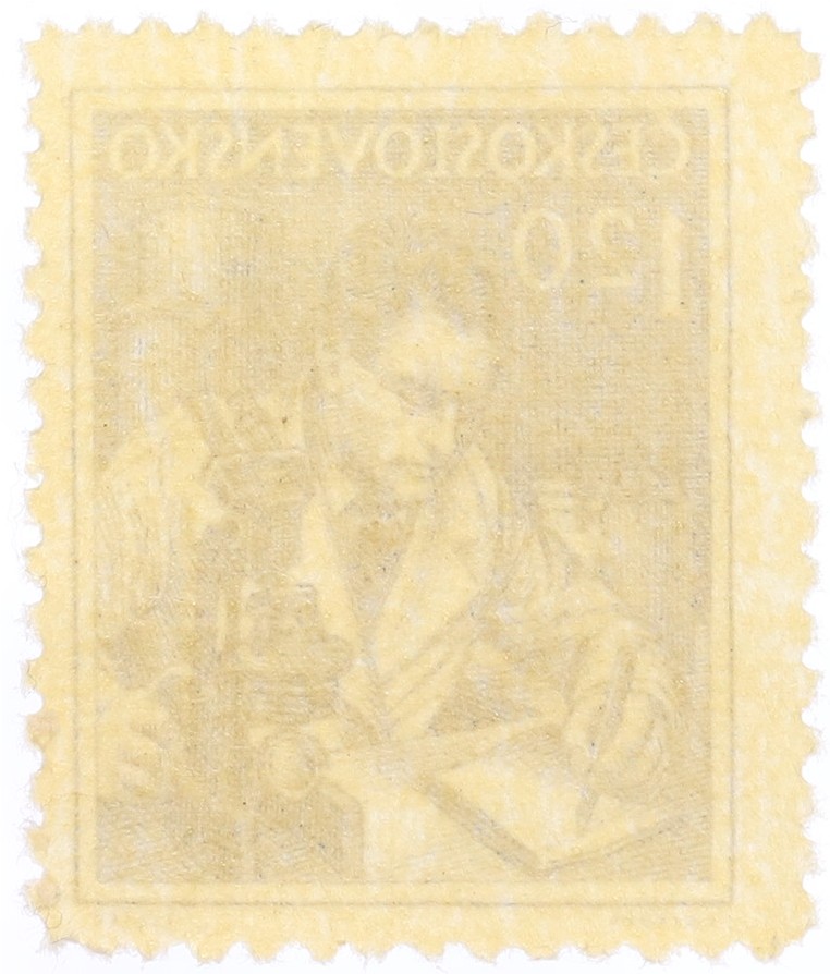 Почтовая марка 1.20 кроны 1954 года Чехословакия — Фото №2