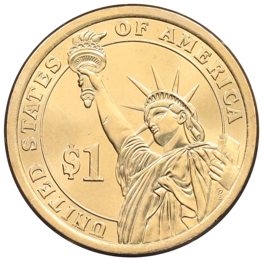 1 доллар 2015 года (D) США «35-й президент США Джон Кеннеди» — Фото №2