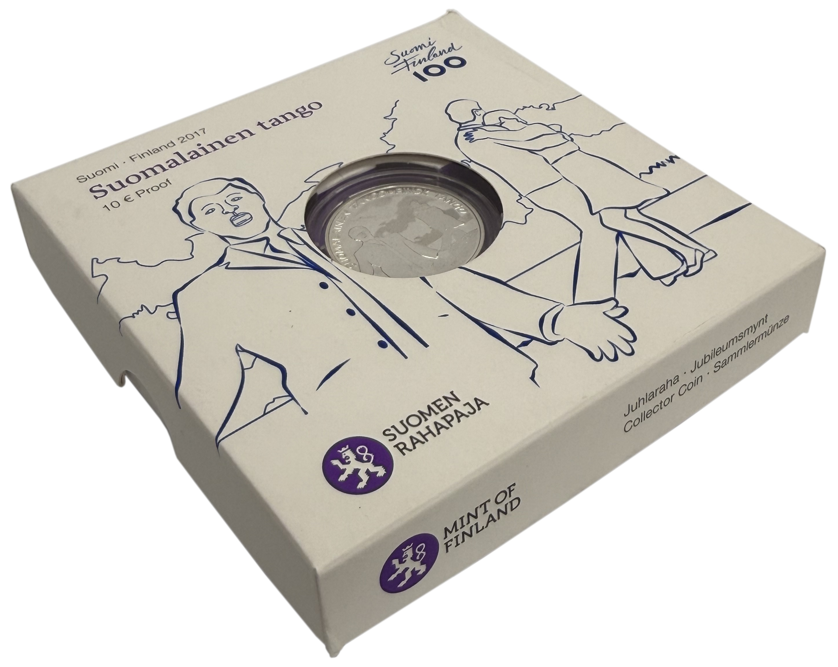 10 евро 2017 года Финляндия «Танго» — Фото №3