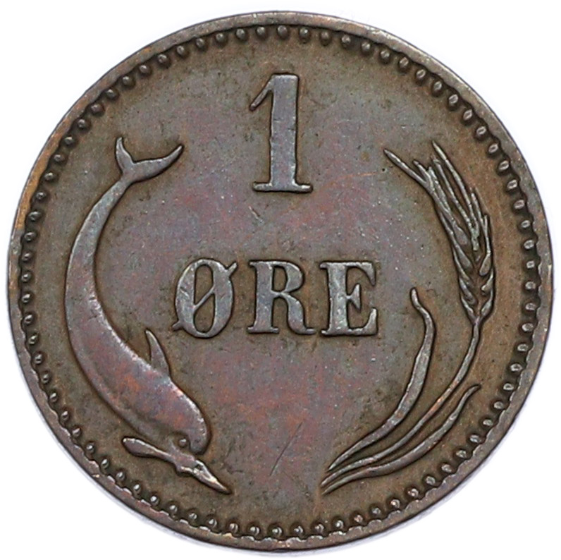 1 эре 1887 года Дания — Фото №1