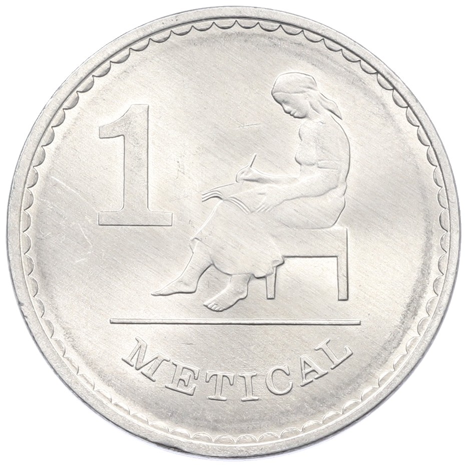 1 метикал 1986 года Мозамбик — Фото №1