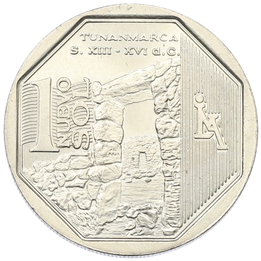 1 новый соль 2013 года Перу «Богатство и гордость Перу — Тунанмарка» — Фото №1