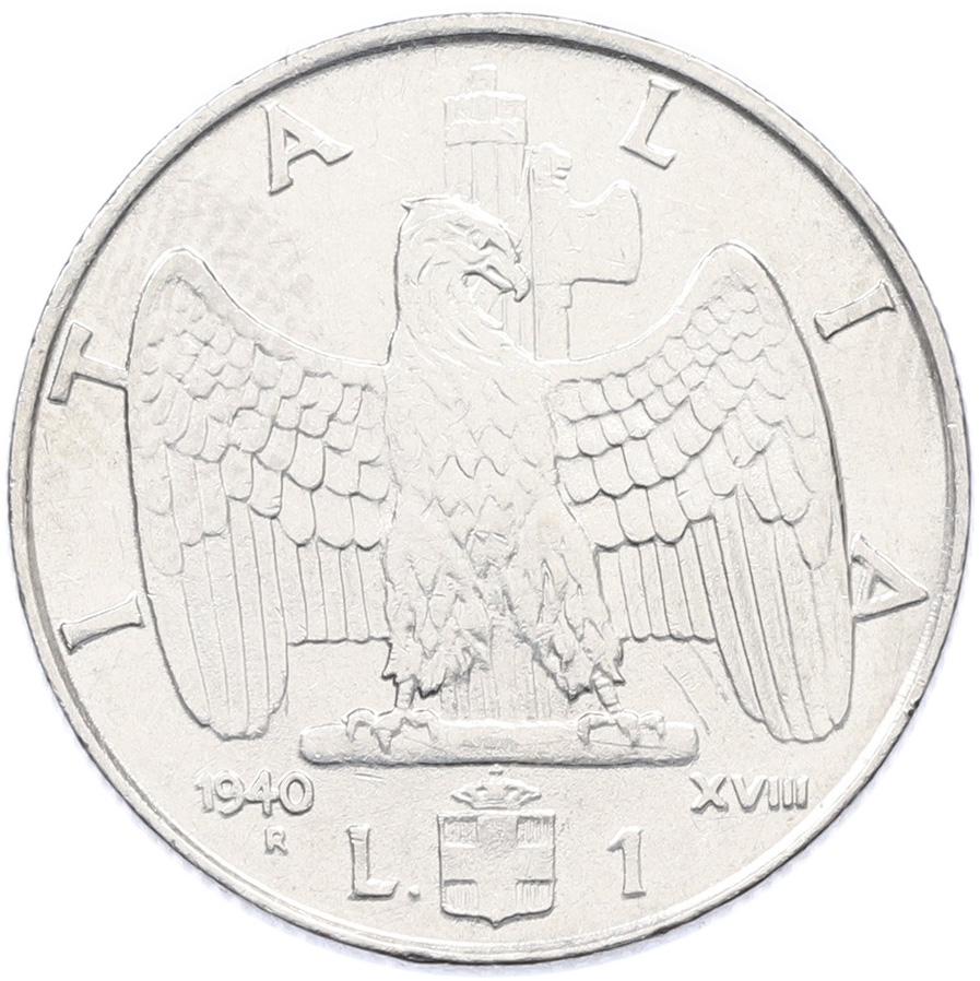 1 лира 1940 года Италия (Магнитная) — Фото №1