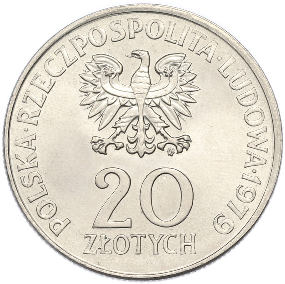 20 злотых 1979 года Польша «Международный год детей» — Фото №2