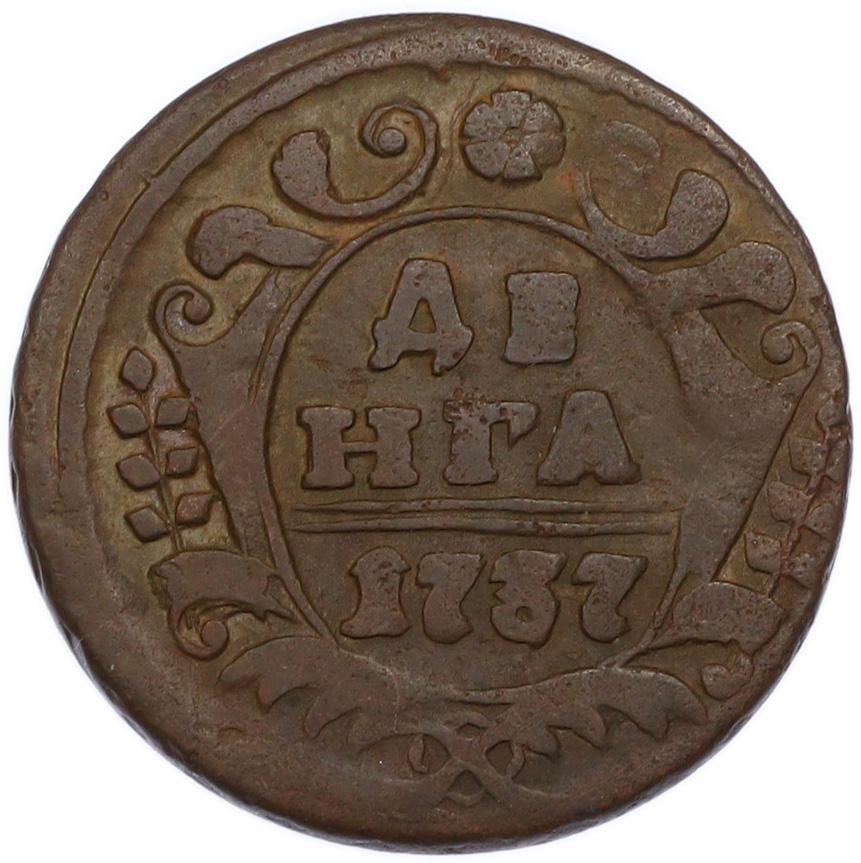Денга 1737 года Российская Империя (Анна Иоанновна) — Фото №1