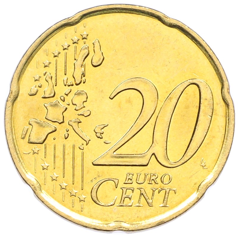 20 евроцентов 2001 года Монако — Фото №2
