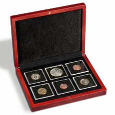 Футляр "VOLTERRA" для 6 монет в капсулах "QUADRUM", LEUCHTTURM, 339052 — Фото №1