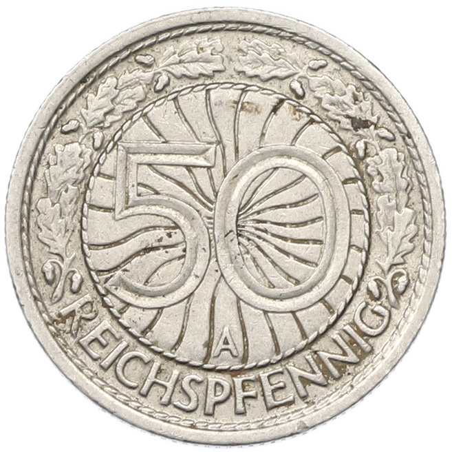 50 рейхспфеннигов 1937 года A Германия — Фото №2