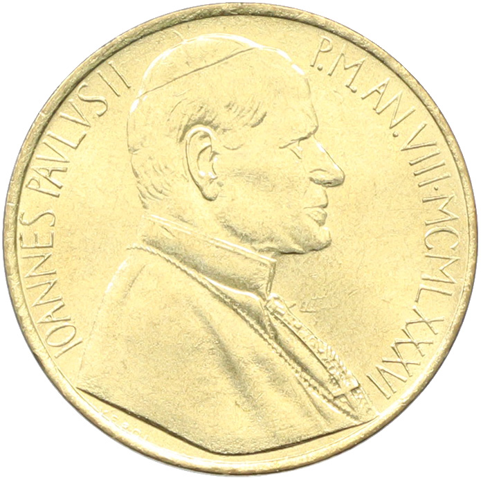 20 лир 1986 года Ватикан — Фото №2