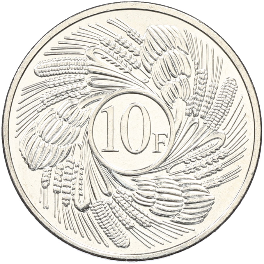 10 франков 2011 года Бурунди — Фото №1