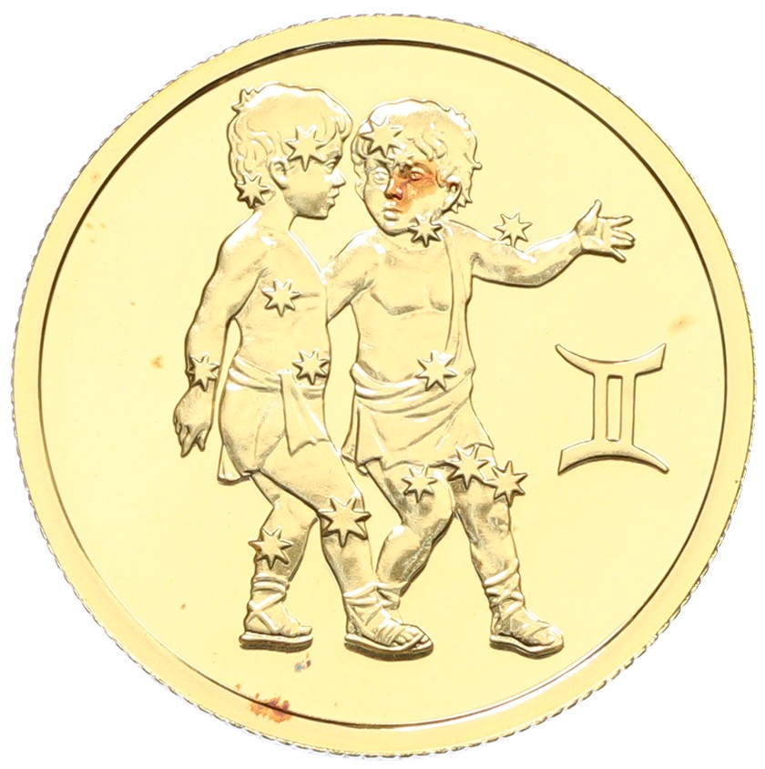 50 рублей 2004 года ММД «Знаки зодиака — Близнецы» — Фото №1