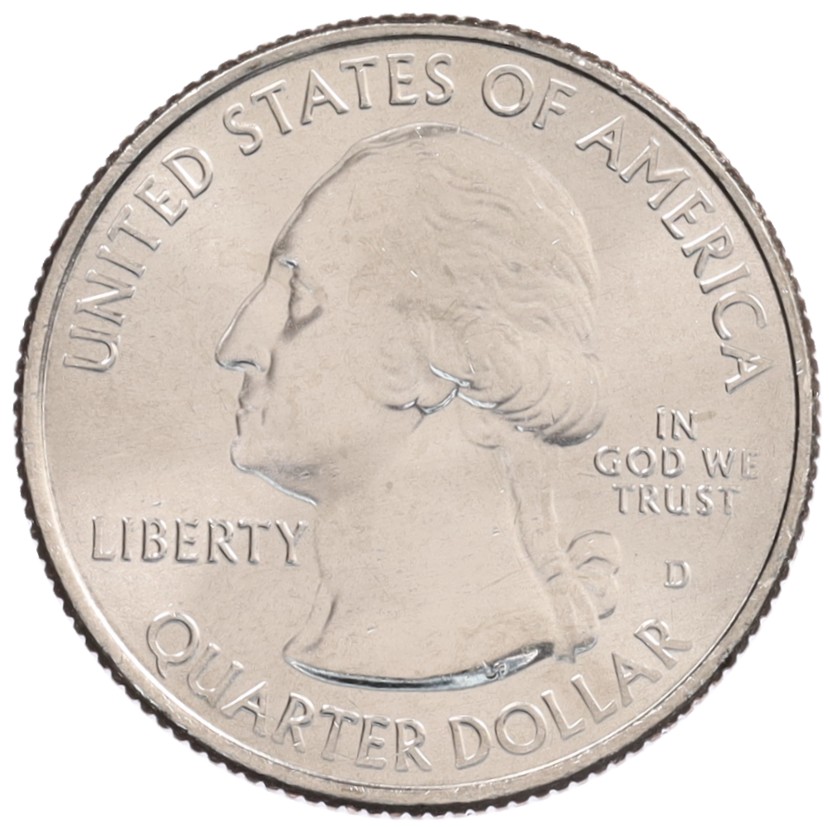 1/4 доллара (25 центов) 2021 года D США «Национальные парки — №56 Национальное историческое место Пилоты из Таскиги» — Фото №2