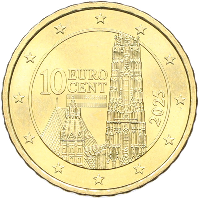 10 евроцентов 2025 года Австрия — Фото №1