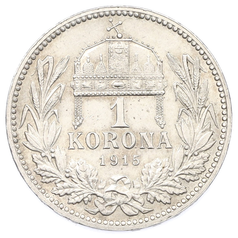 1 крона 1915 года Венгрия — Фото №1
