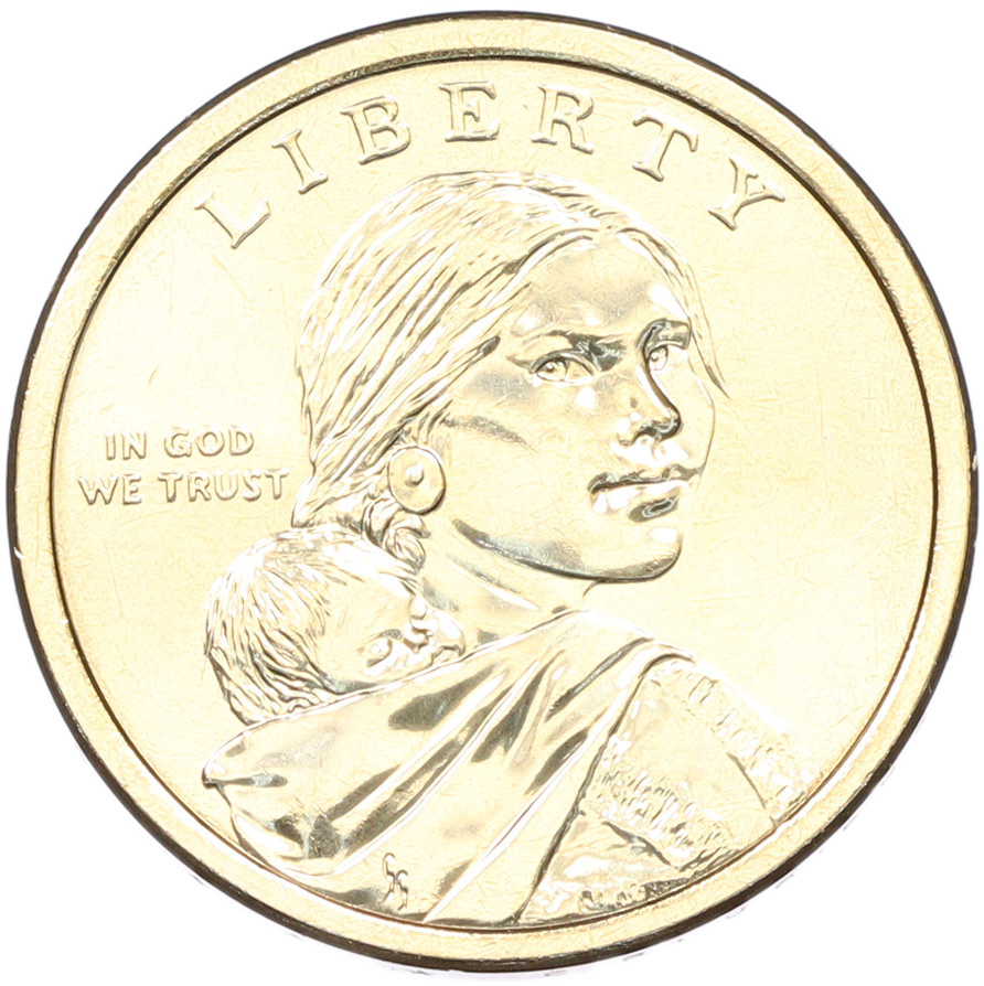 1 доллар 2026 года (D) США «Коренные Американцы (Сакагавея) — Полли Купер» — Фото №2