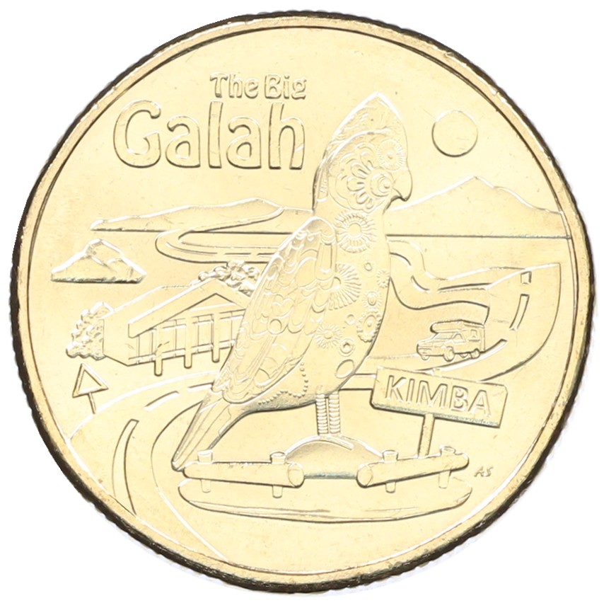 1 доллар 2025 года Австралия «Австралийские Большие Вещи — Большой Галах» — Фото №1