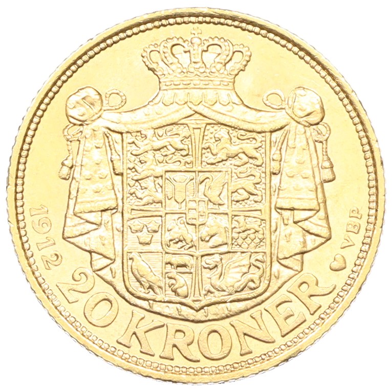 20 крон 1912 года Дания — Фото №2