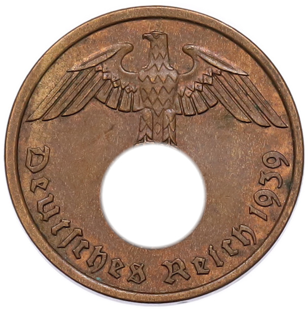 2 рейхспфеннига 1939 года A Германия — Фото №1