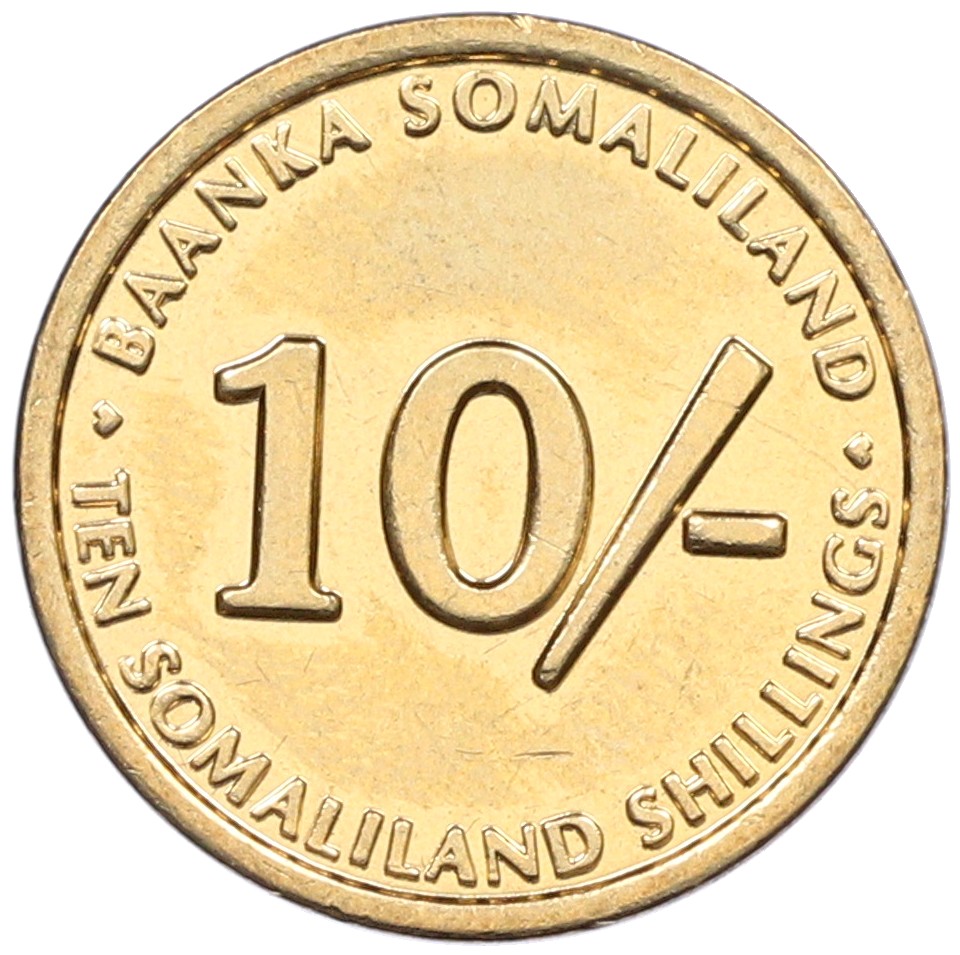 10 шиллингов 2002 года Сомалиленд «Обезьяна» — Фото №2