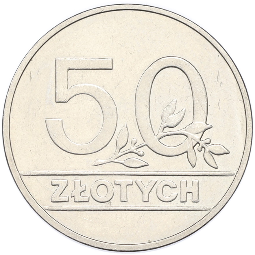 50 злотых 1990 года Польша — Фото №1