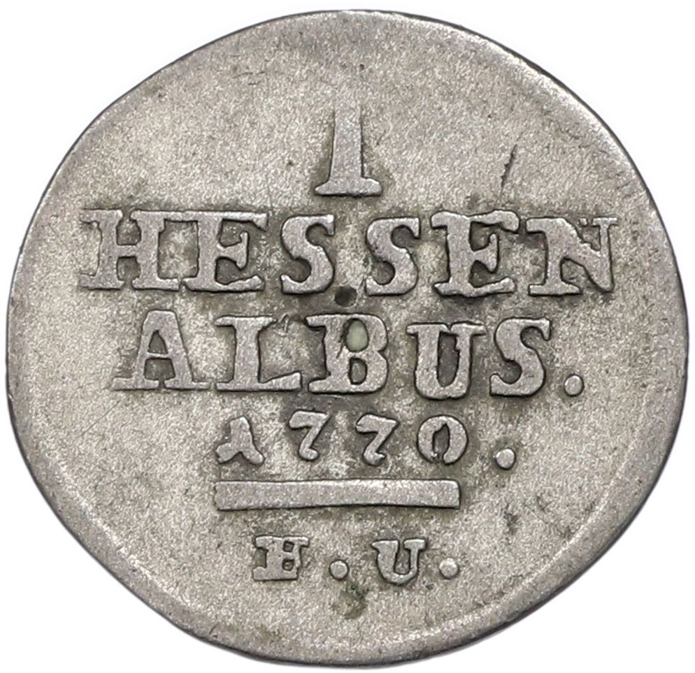 1 альбус 1770 года Гессен-Кассель — Фото №1