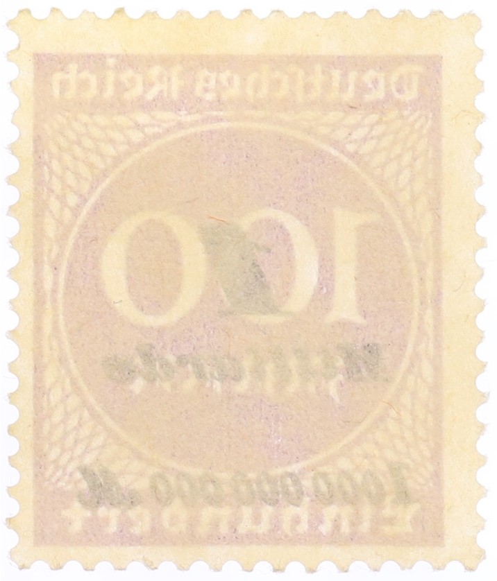 Почтовая марка 1 миллиард марок 1923 года Германия — Фото №2