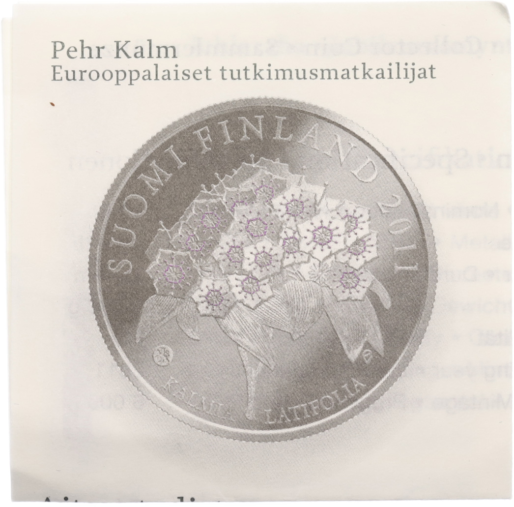 10 евро 2011 года Финляндия «Пер Кальм» — Фото №3