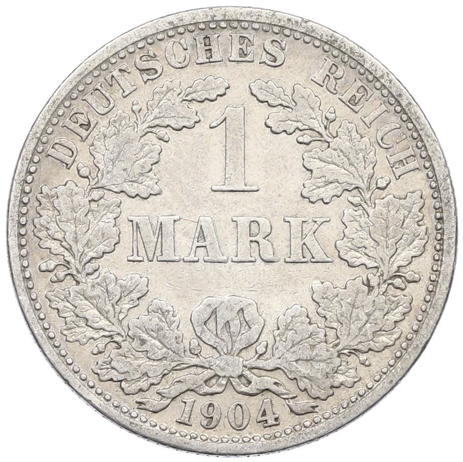 1 марка 1904 года F Германия — Фото №1