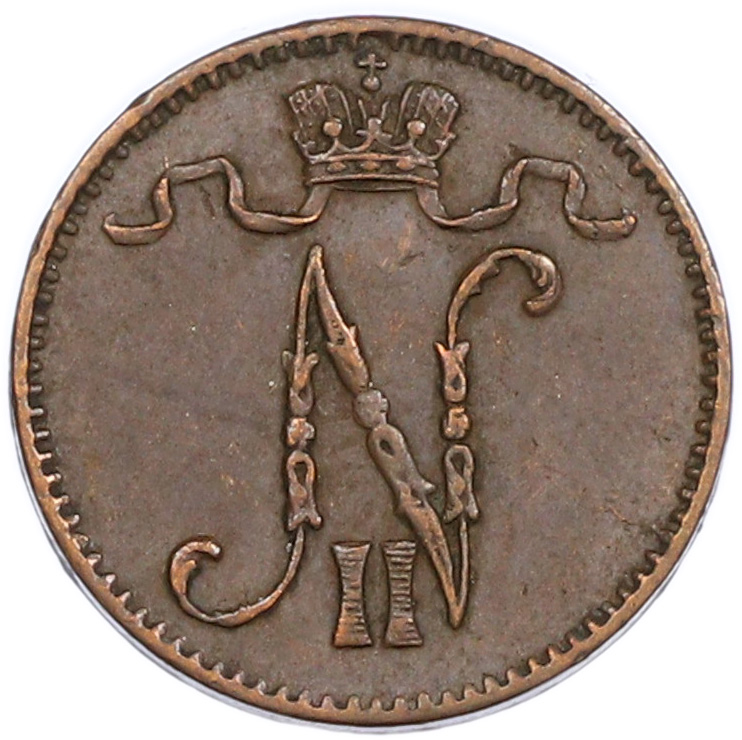 1 пенни 1911 года Русская Финляндия — Фото №2