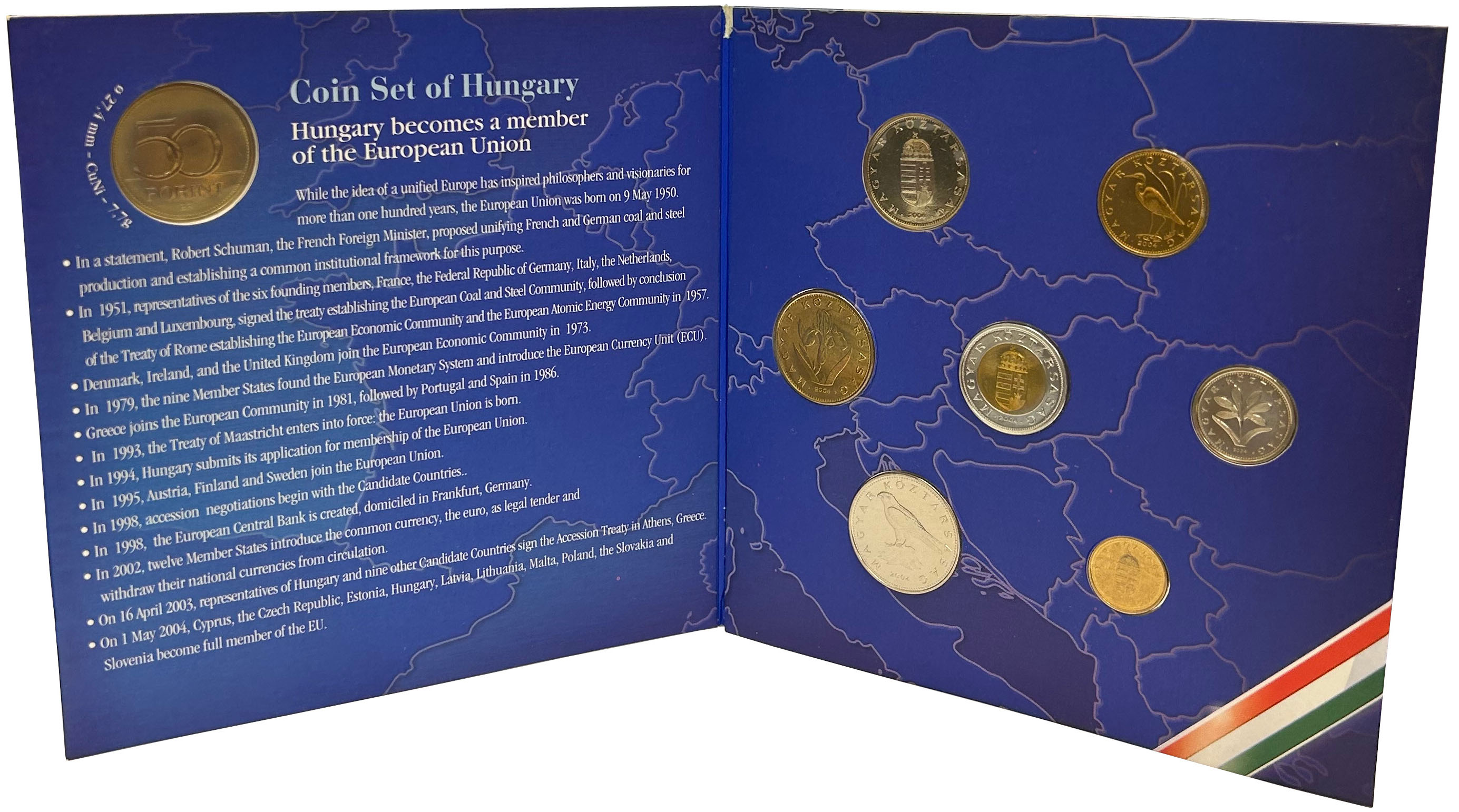 Годовой набор монет 2004 года Венгрия — Фото №4