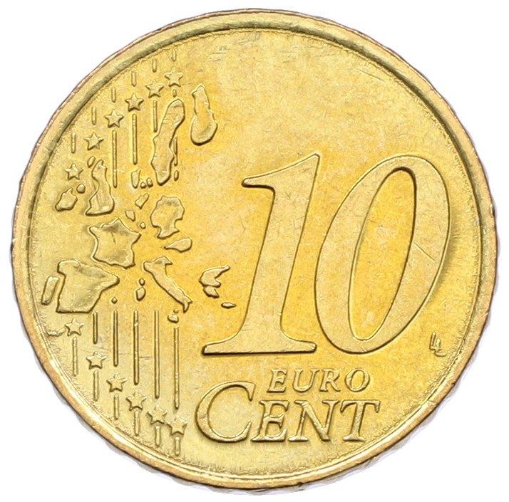 10 евроцентов 2001 года Монако — Фото №2