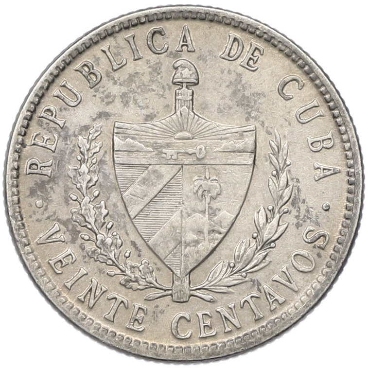 20 сентаво 1949 года Куба — Фото №2
