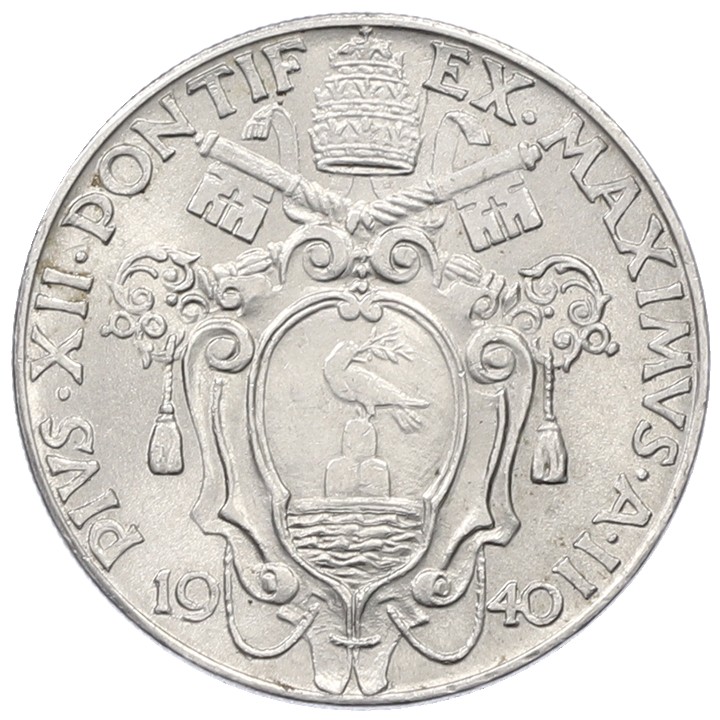 20 чентезимо 1940 года Ватикан — Фото №2