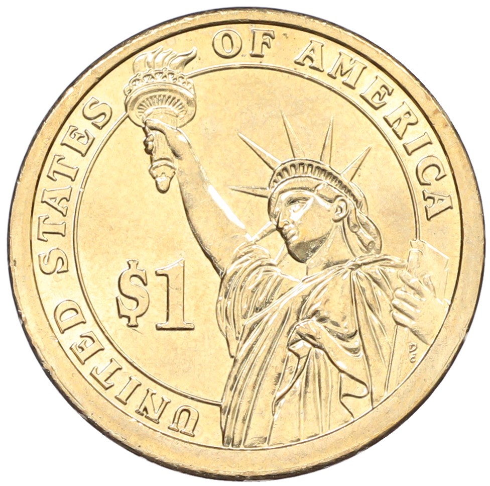 1 доллар 2011 года (P) США «17-й президент США Эндрю Джонсон» — Фото №2