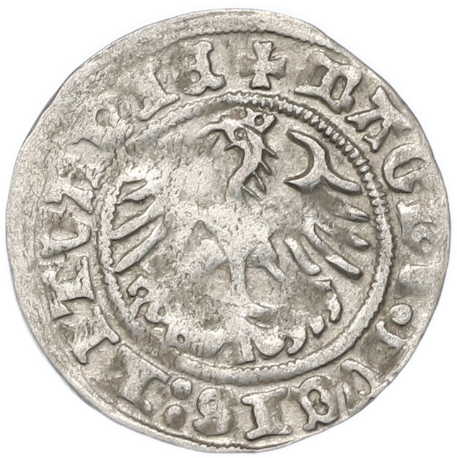 1/2 гроша 1512 года Литва — Сигизмунд I Старый — Фото №2