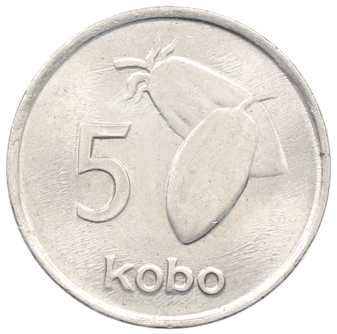5 кобо 1976 года Нигерия — Фото №1