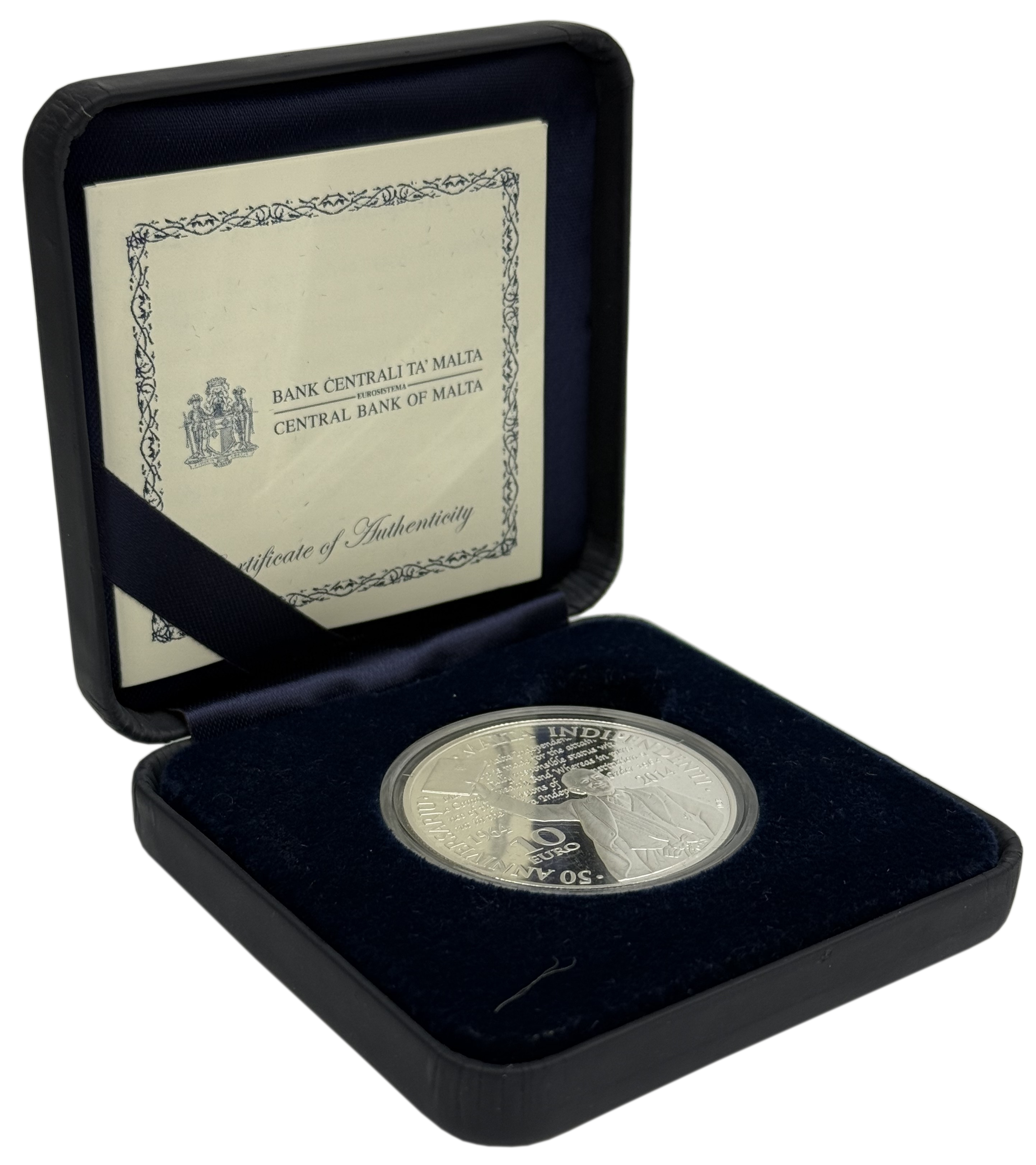 10 евро 2014 года Мальта «50 лет независимости» — Фото №3