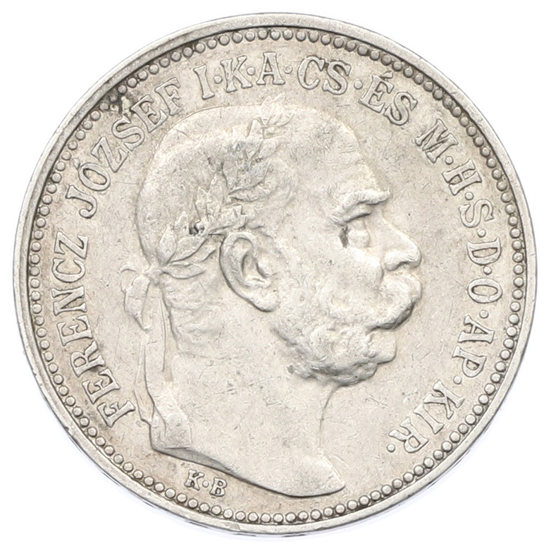 1 крона 1912 года Венгрия — Фото №2
