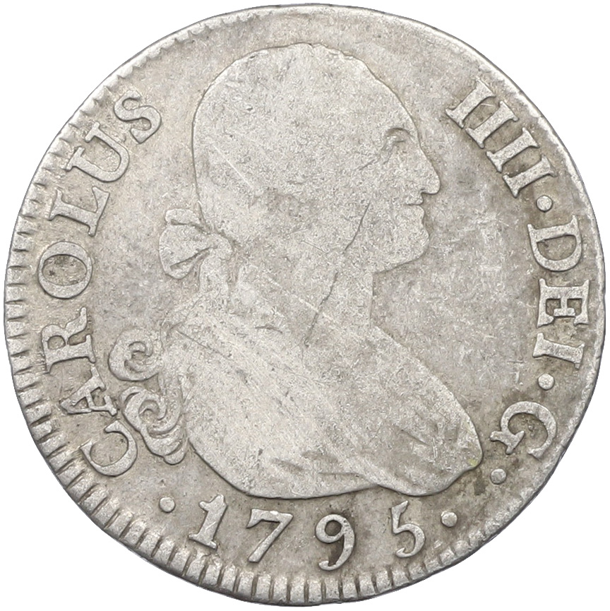 2 реала 1795 года Испания — Фото №1