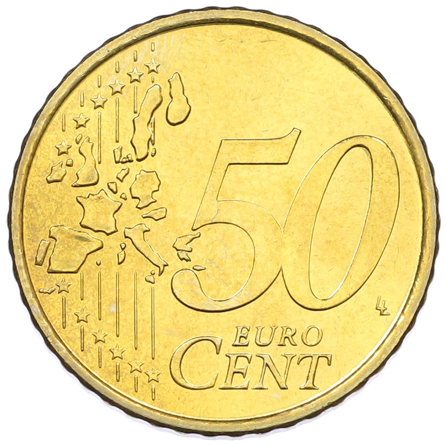 50 евроцентов 2002 года Португалия — Фото №2