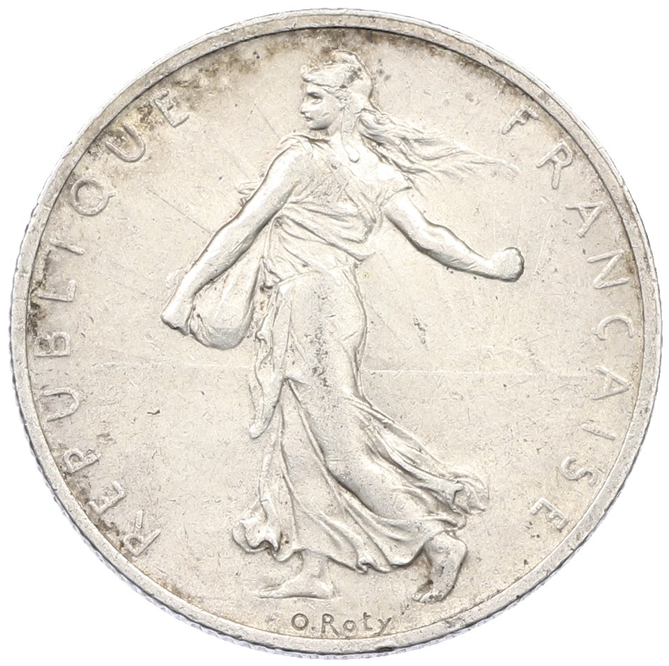 2 франка 1898 года Франция — Фото №2