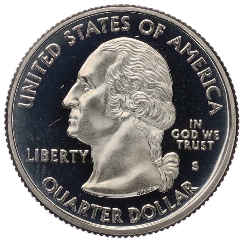1/4 доллара (25 центов) 2001 года S США «Штаты и территории — Род-Айленд» — Фото №2