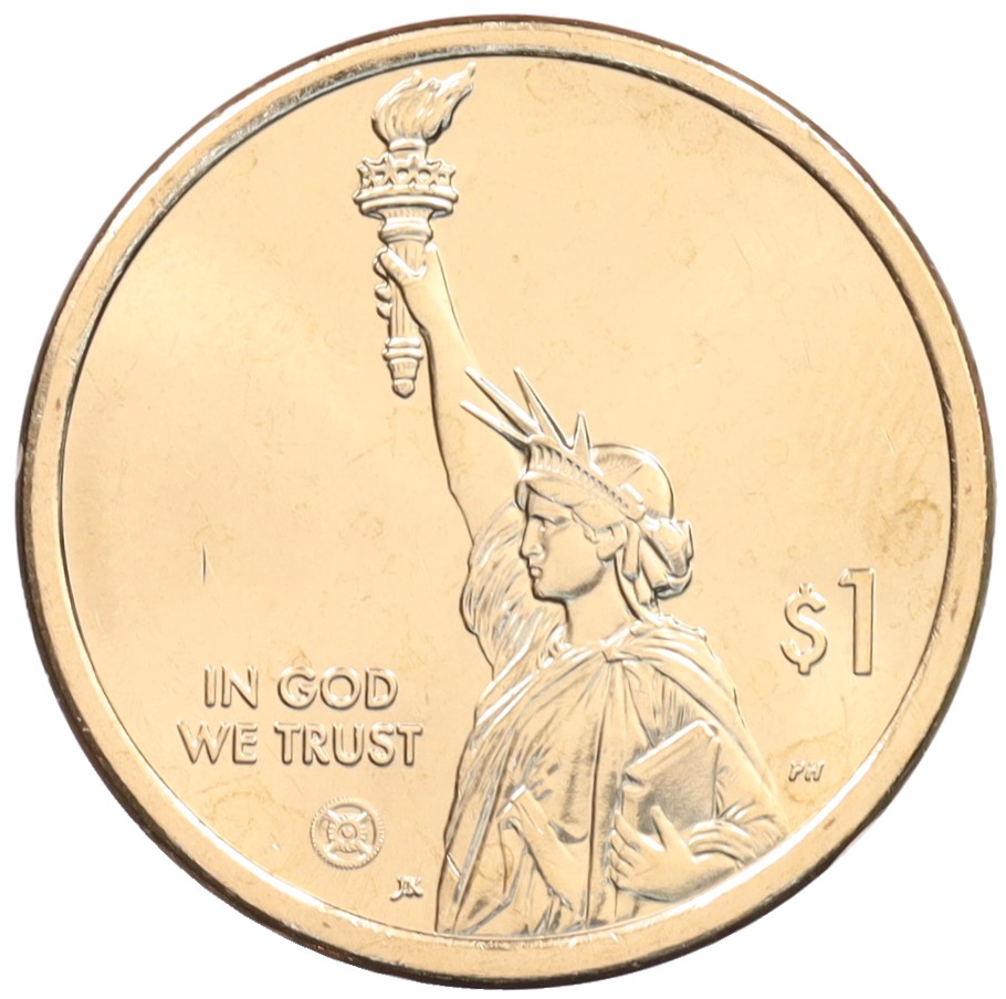 1 доллар 2024 года Р США «Американские инновации — Джордж Вашингтон Карвер» — Фото №2