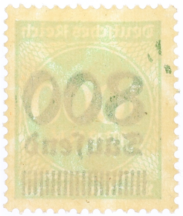 Почтовая марка 800.000 марок 1923 года Германия — Фото №2