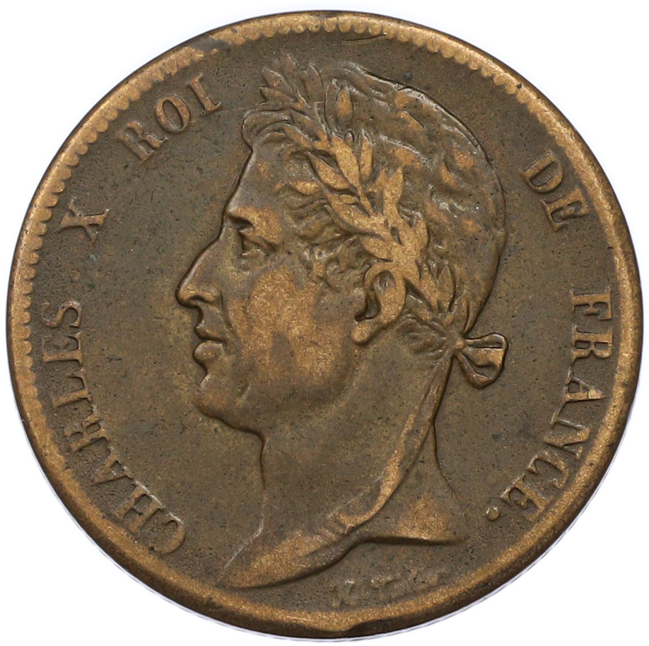 5 сантимов 1830 года Французские колонии (Французская Вест-Индия) — Фото №2